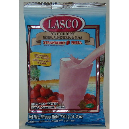 Lasco Soy Food Drink Strawberry 4.2 oz